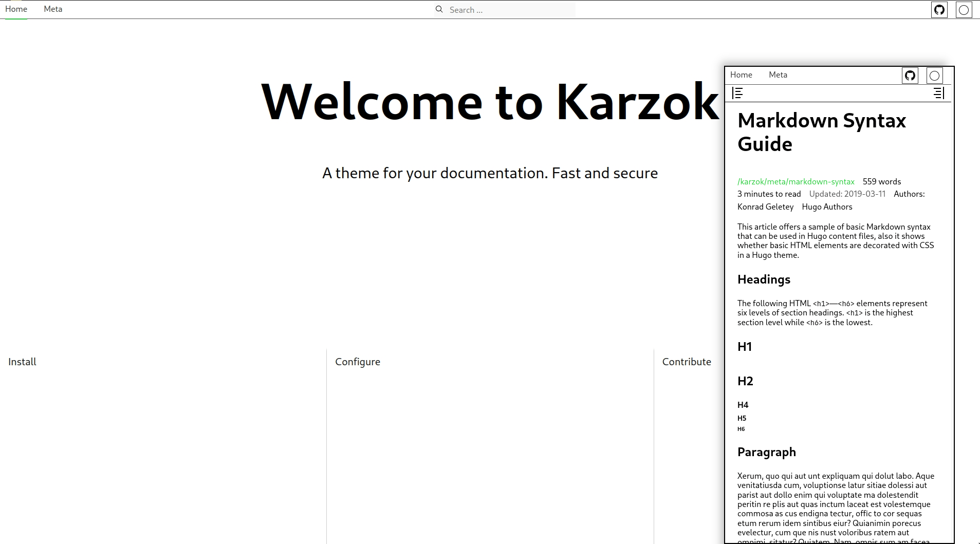 Screenshot of karzok