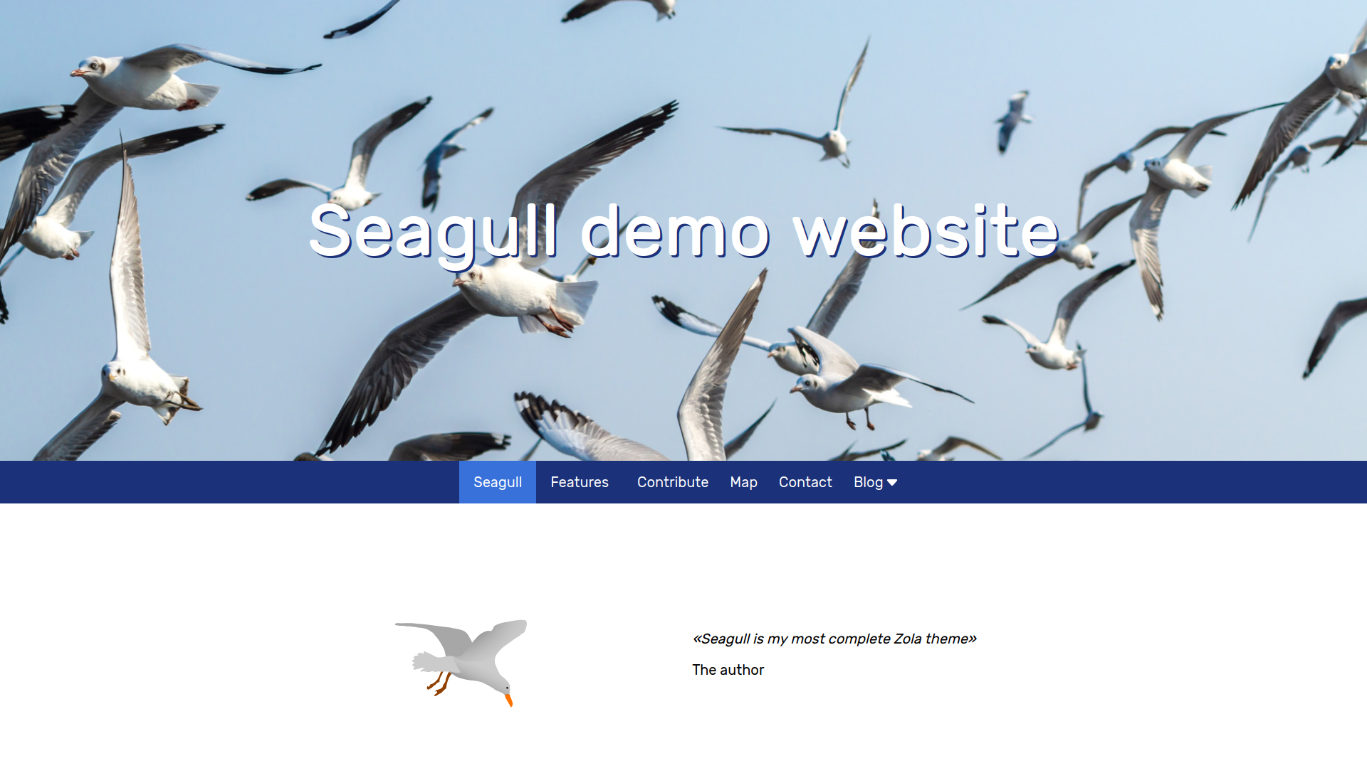 Screenshot of Seagull